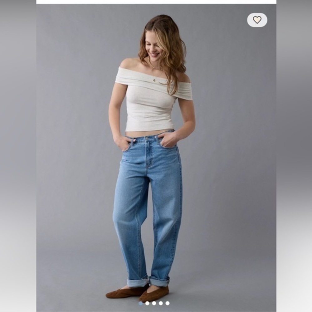 Aerie Off The Shoulder Foldover Top
